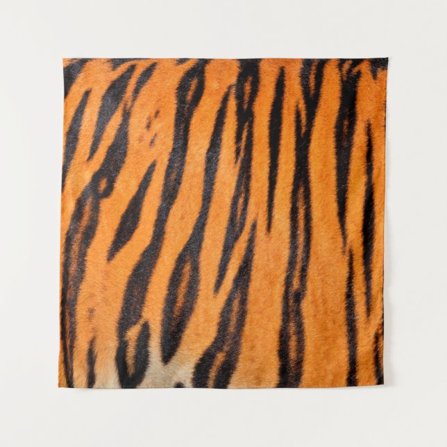 Tiger print texture tapestry (Front)