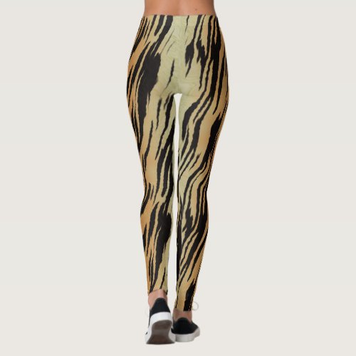 Tiger Print Yoga Leggings