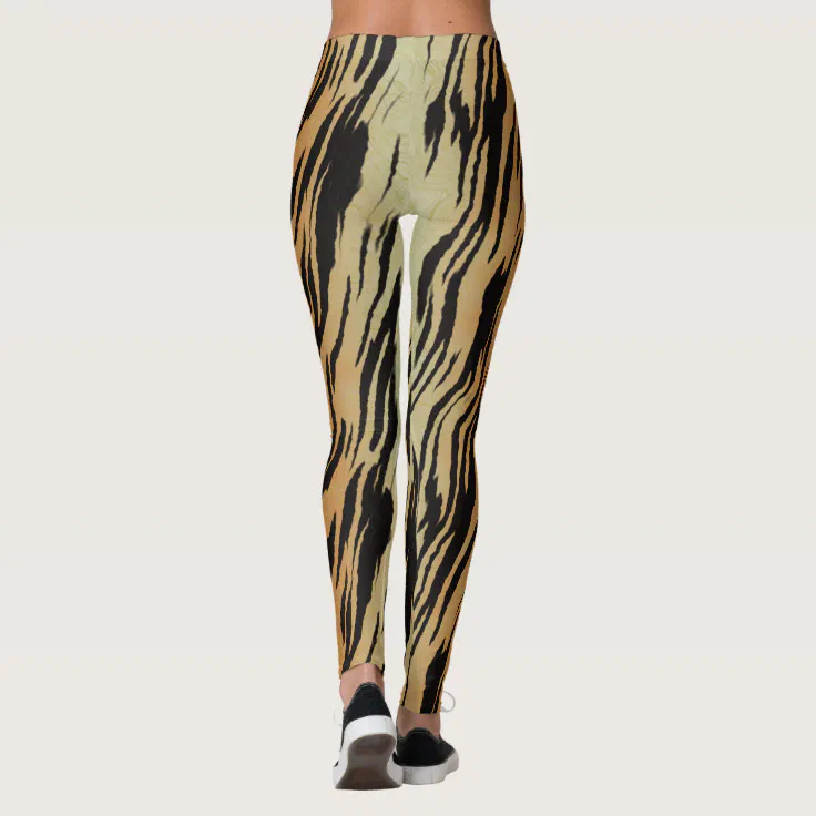 Tiger Print Yoga Pants