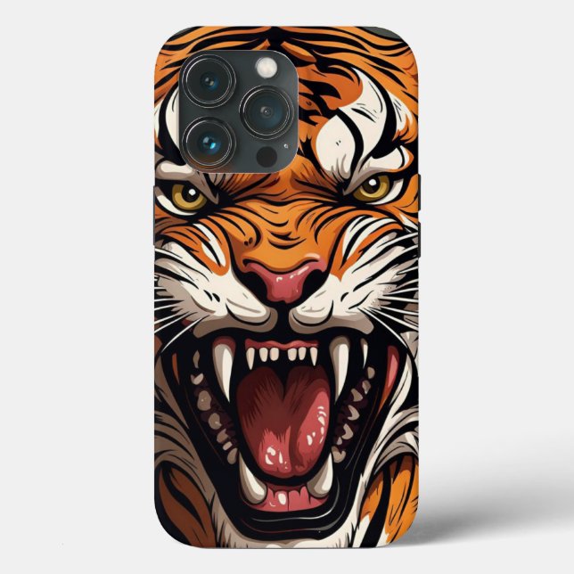 Tiger Printed iPhone / iPad case (Back)