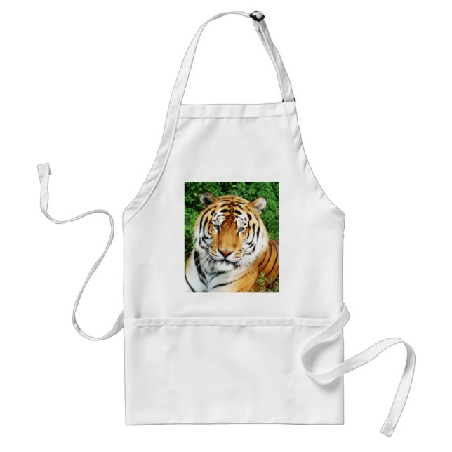 Tiger Relaxing Adult Apron (Front)