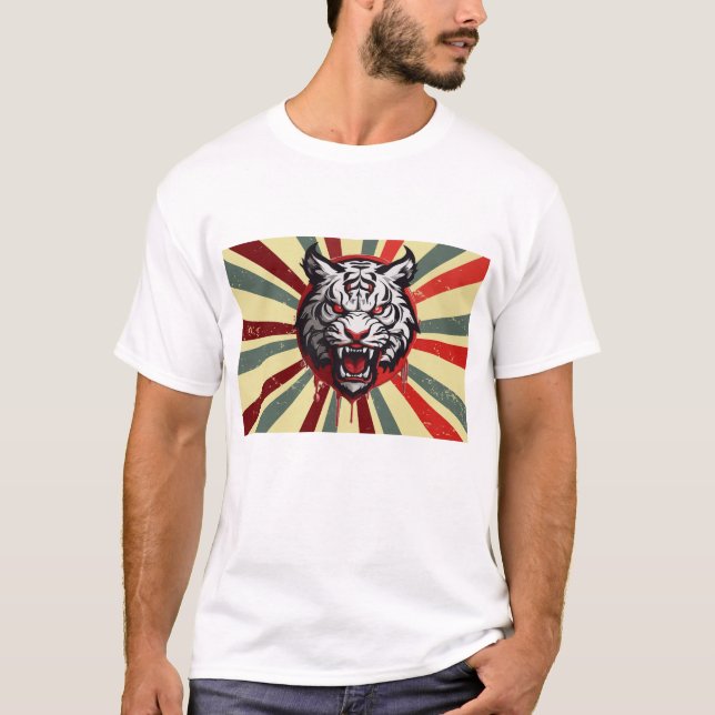 tiger retro vintage T-Shirt (Front)