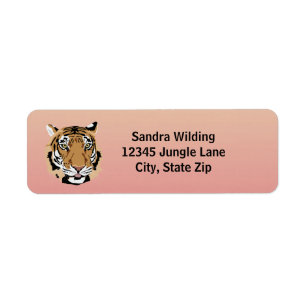 Tiger Return Address Label