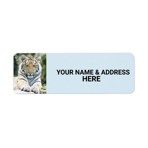 TIGER RETURN ADDRESS LABELS