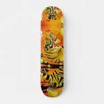 Tiger River Skateboard at Zazzle