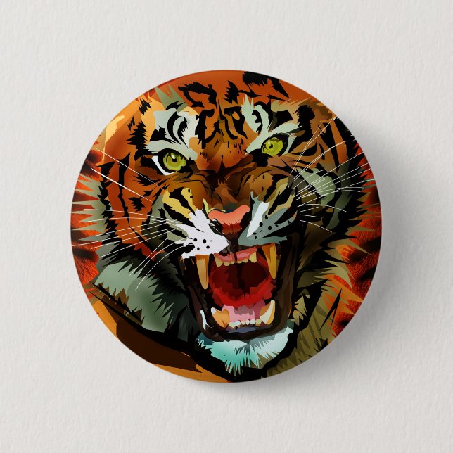 Tiger Roar Button (Front)