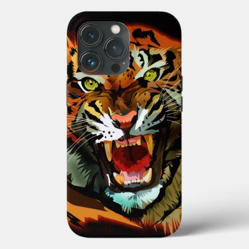 Tiger Roar iPhone 13 Pro Case