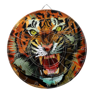 Tiger Roar Dart Board