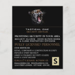 Tiger Roar, Security Personnel Advertising Flyer<br><div class="desc">Tiger Roar,  Security Personnel Advertising Flyers By The Business Card Store.</div>