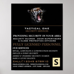 Tiger Roar, Security Personnel Advertising Poster