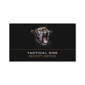 Tiger Roar, Security Service Business Card