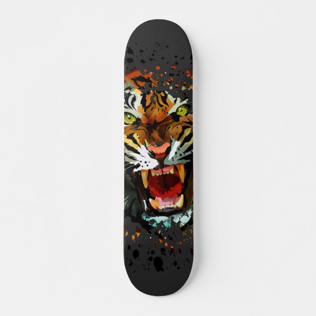Tiger Roar Skateboard (Front)