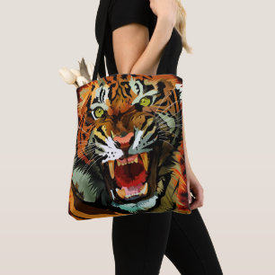 Tiger Roar Tote Bag