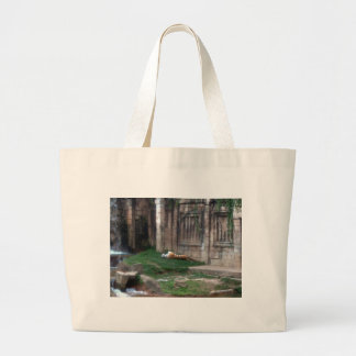 Tiger Roll Large Tote Bag