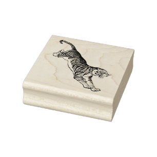 Tiger Rubber Stamp