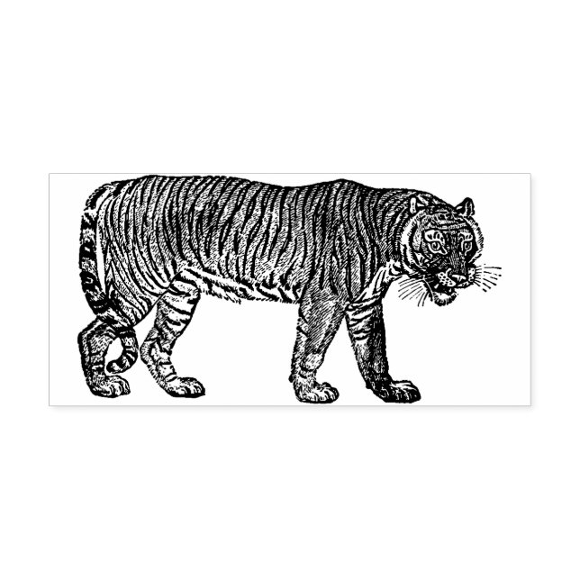 Tiger Rubber Stamp  (Imprint)