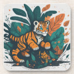 Tiger’s Gaze Beverage Coaster