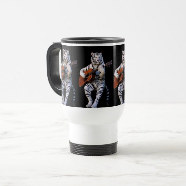 Tiger’s Quiet Song  Travel Mug (Front Left)