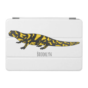 Tiger salamander cartoon illustration  iPad mini cover