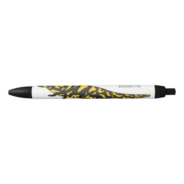 Tiger salamander cartoon illustration  pen (Front)