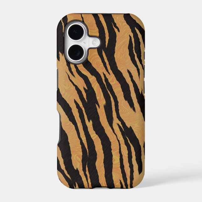Tiger seamless pattern texture background iphone case (Back)