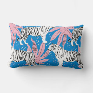 Tiger seamless pattern,wild animal background,tren lumbar pillow