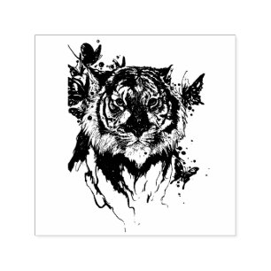 Tiger Self-inking Stamp
