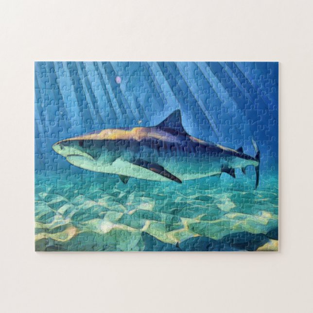 Tiger Shark Jigsaw Puzzle (Horizontal)