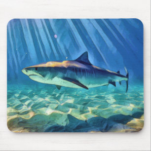 Tiger Shark Mouse Pad