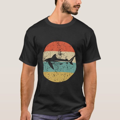 Tiger Shark Retro Shark Icon T_Shirt