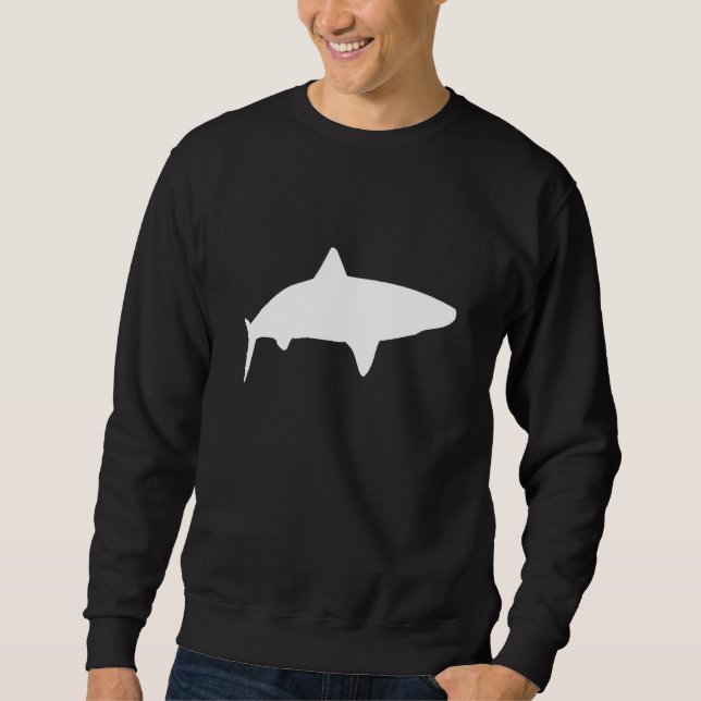 Tiger Shark Silhouette Sweatshirt (Front)