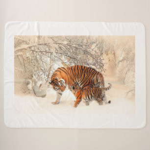 Tiger Sherpa Blanket