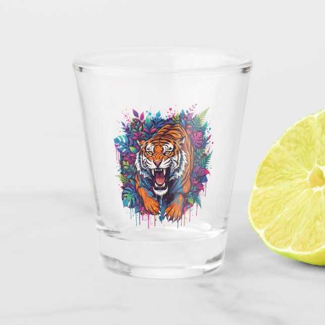Tiger Shot Glass (Front)