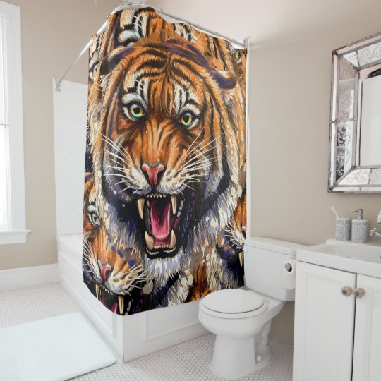 TIGER Shower Curtain