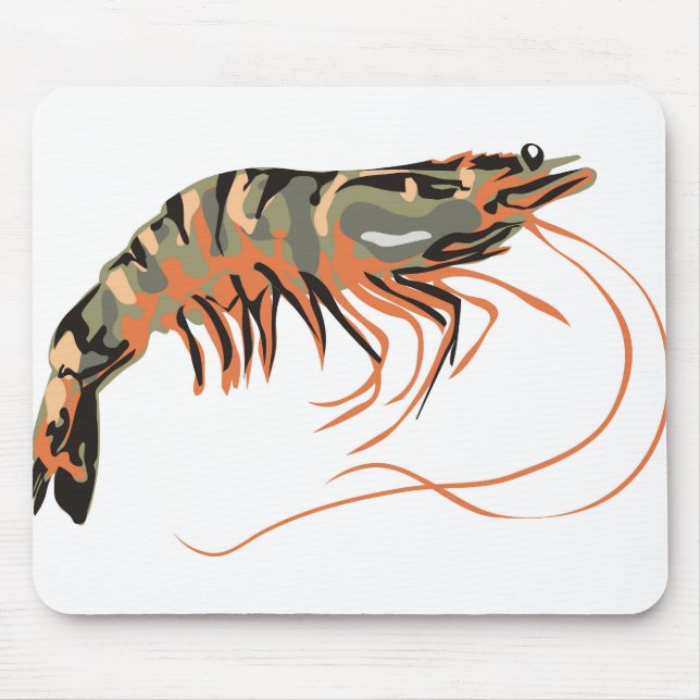 Tiger shrimp mouse pad (Front)