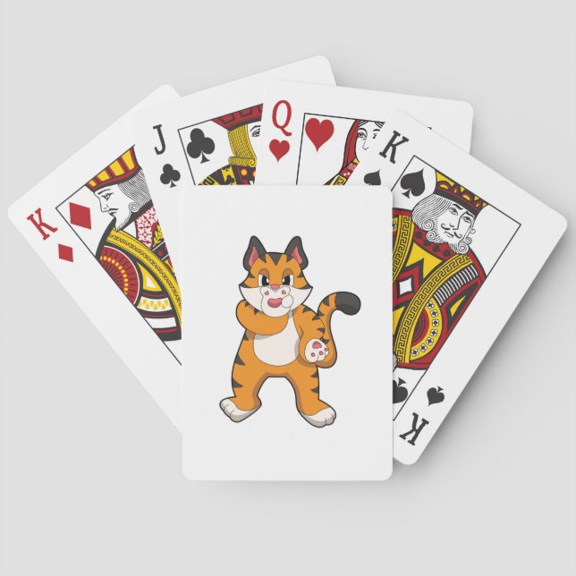 Tiger silent poker cards (Back)