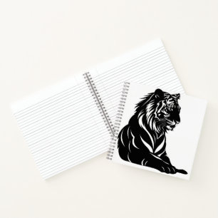 Tiger Silhouette Notebook
