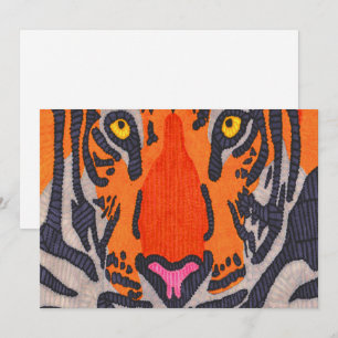 Tiger (single) - Greeting Card