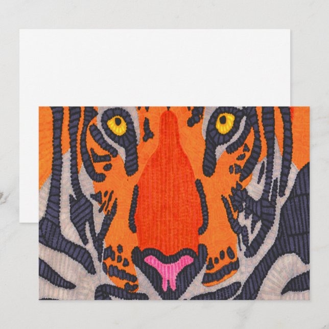 Tiger (single) - Greeting Card (Front/Back)