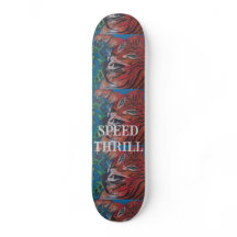 TIGER SKATE BOARD DESIGN BY PAULA REILLY