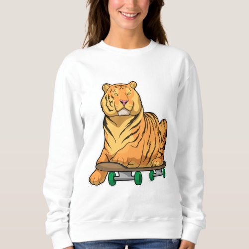 Tiger Skater Skateboard Sweatshirt