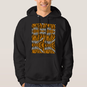 Tiger Skin Animal Print Pattern Design  Hoodie