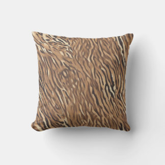 Tiger Skin Design Decorative Cojin Throw Pillow