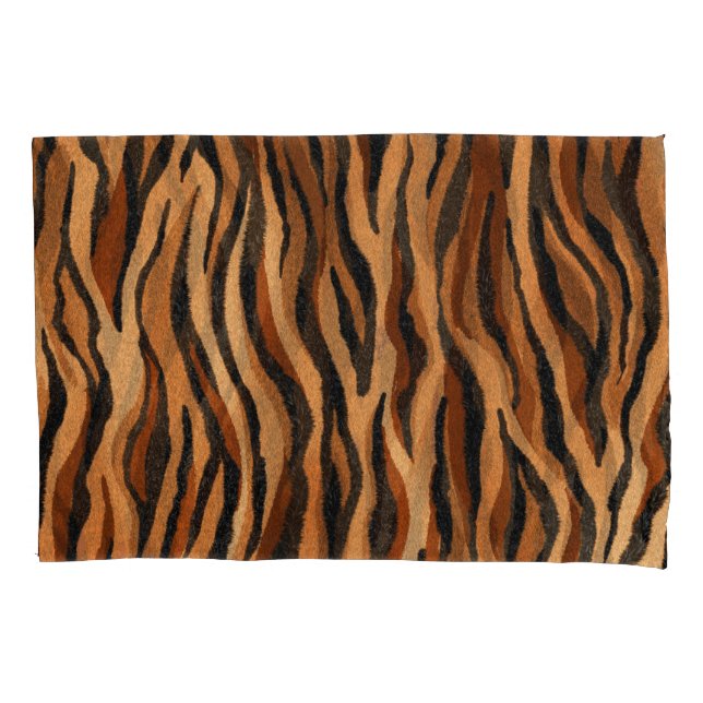 Tiger skin: hand-drawn seamless pattern. pillow case (Front)