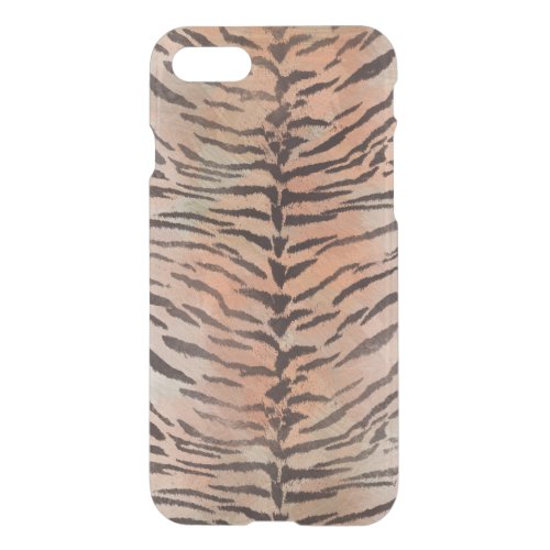 Tiger Skin in Apricot Orange iPhone SE87 Case