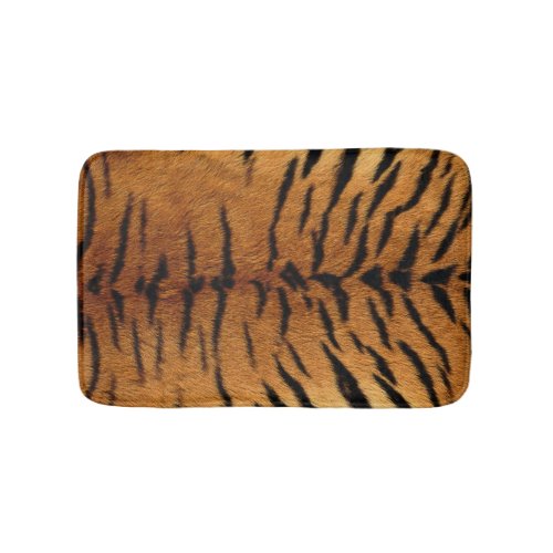 Tiger Skin Print Bath Mat