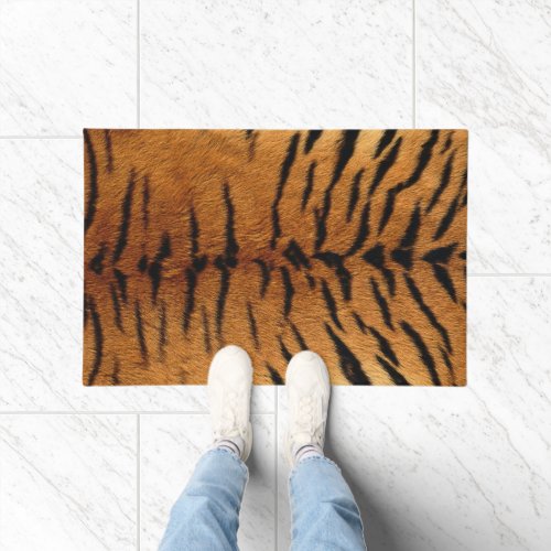 Tiger Skin Print Doormat