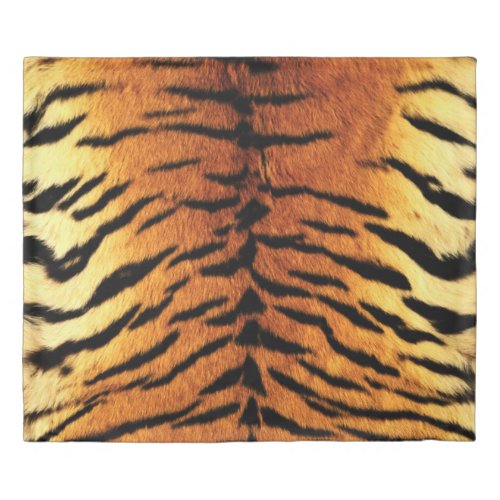 Tiger Skin Print Duvet Cover