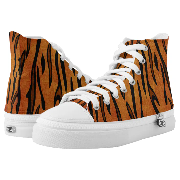 sneakers tiger print