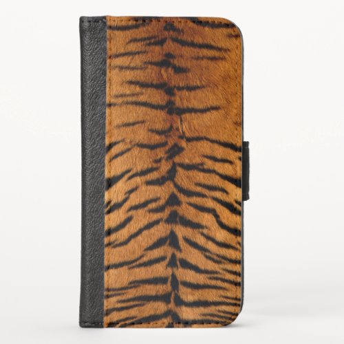 Tiger Skin Print Wallet Case